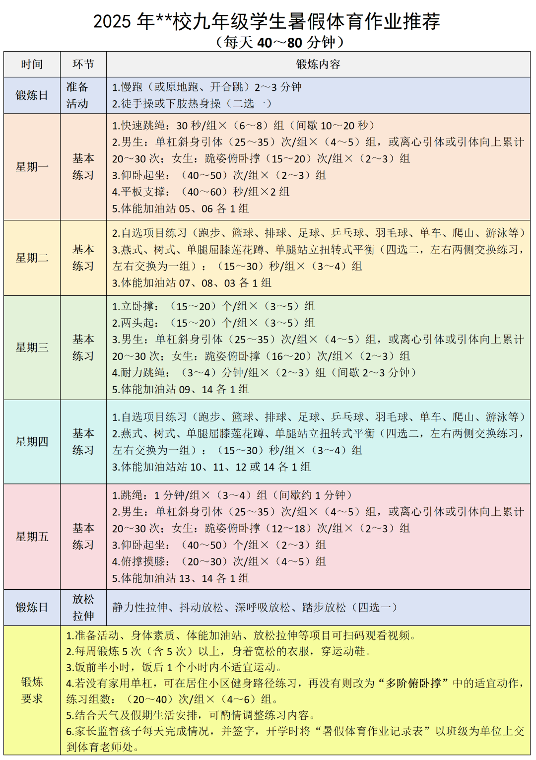 暑假体罚计划表越疼越好(求一个暑假体罚计划730830) 暑假体罚计划表越疼越好(求一个暑假体罚计划730830)