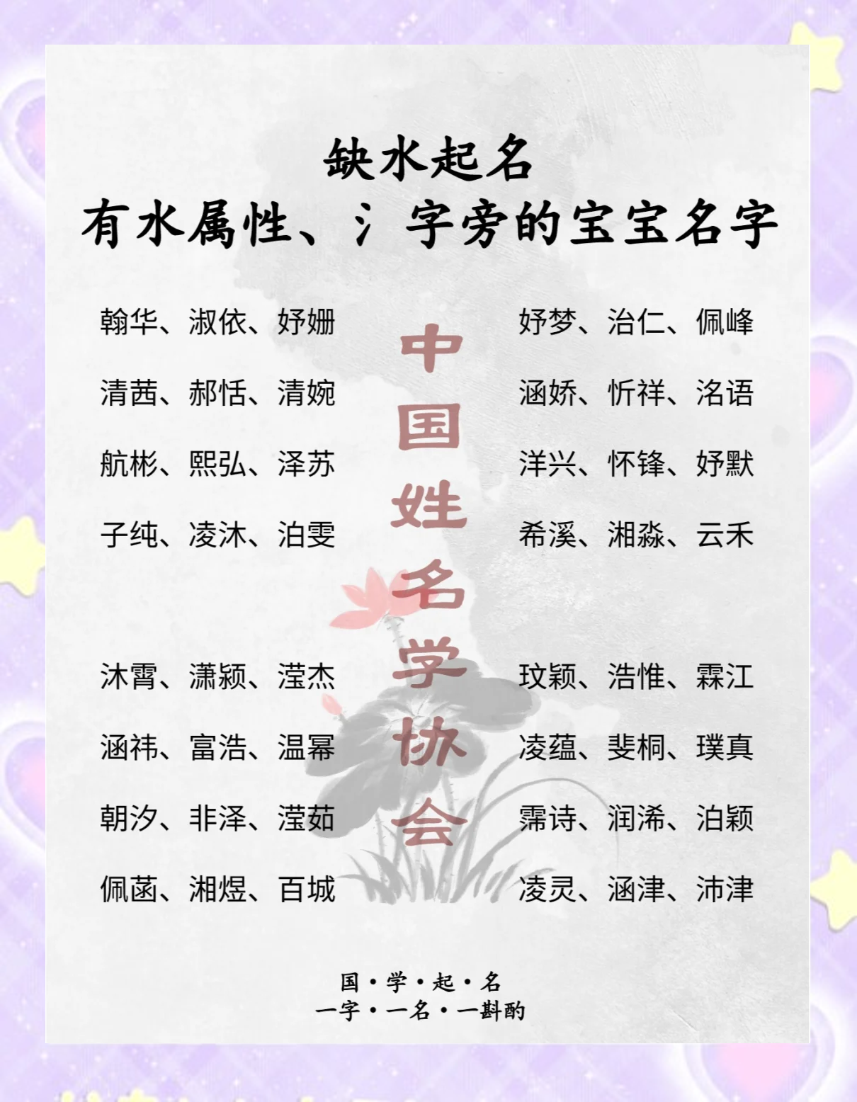 五行属水最吉利的字(属蛇五行属水最吉利的字) 五行属水最吉利的字(属蛇五行属水最吉利的字)