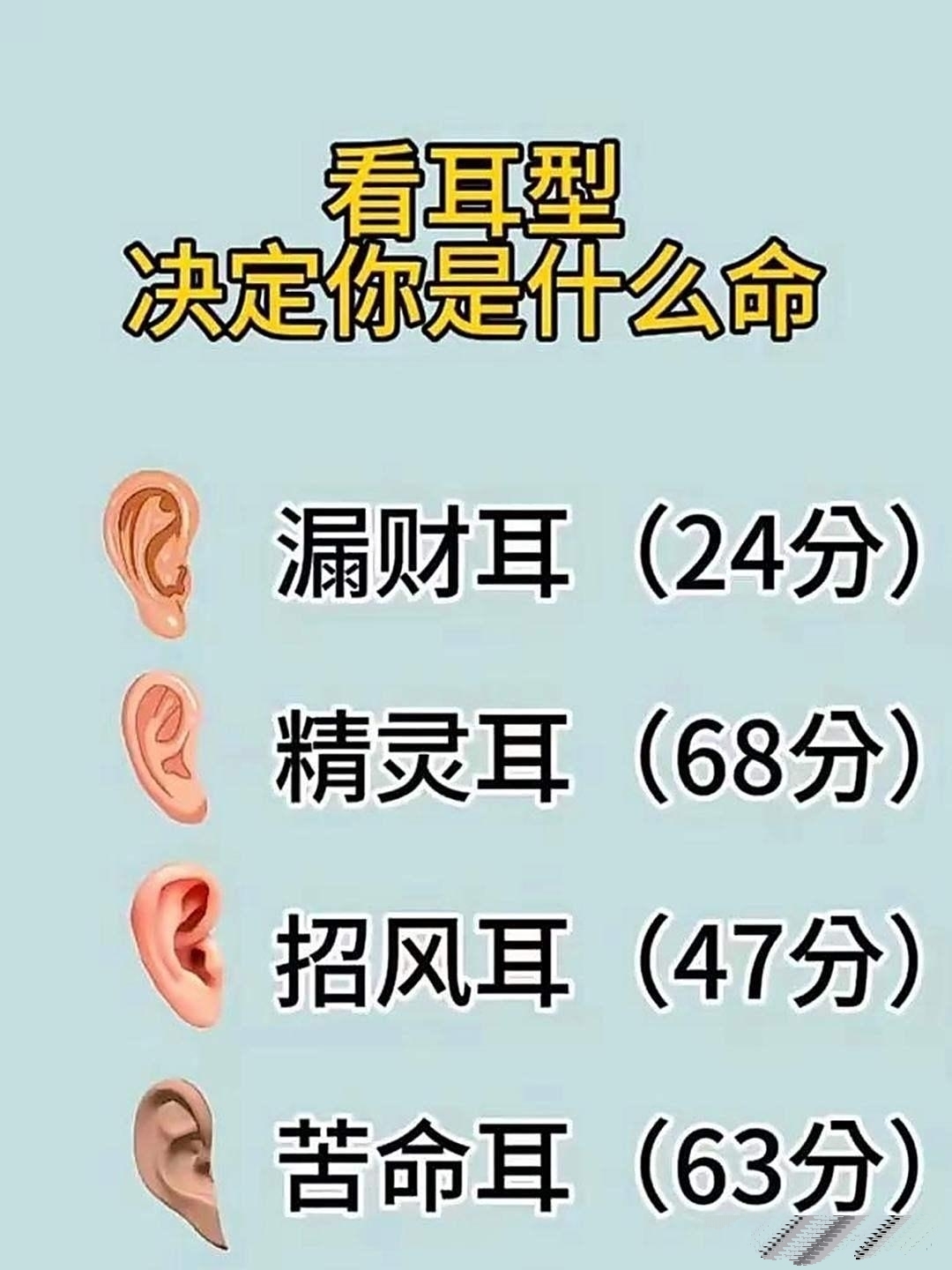 没有福气的耳朵图片(没福气的耳朵长什么样) 没有福气的耳朵图片(没福气的耳朵长什么样)