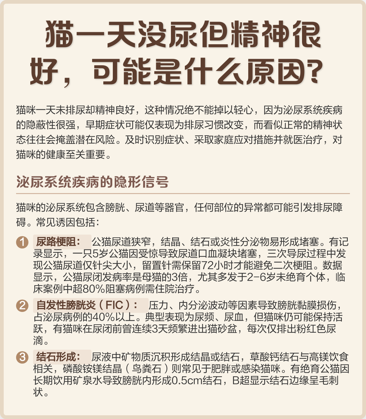 猫咪不拉屎但是精神很好(猫不拉屎只撒尿 精神不好) 猫咪不拉屎但是精神很好(猫不拉屎只撒尿 精神不好)