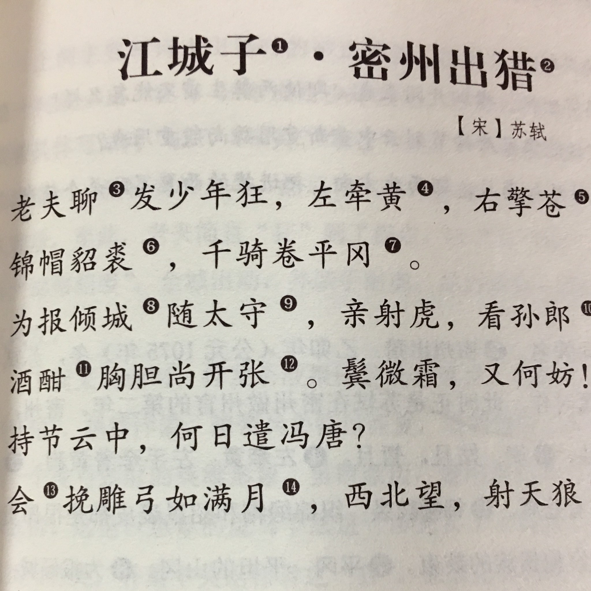 江城子密州出猎典故的句子(江城子密州出猎使用了那些典故) 江城子密州出猎典故的句子(江城子密州出猎使用了那些典故)
