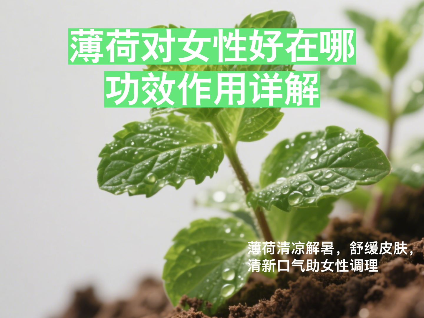 薄荷泡水喝的功效作用和食用禁忌(薄荷泡水喝的功效作用和食用禁忌症)