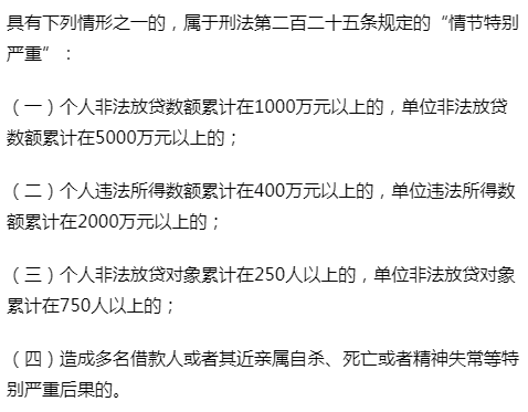 个人非法放贷罪立案标准(个人非法放贷罪立案标准最新) 个人非法放贷罪立案标准(个人非法放贷罪立案标准最新)