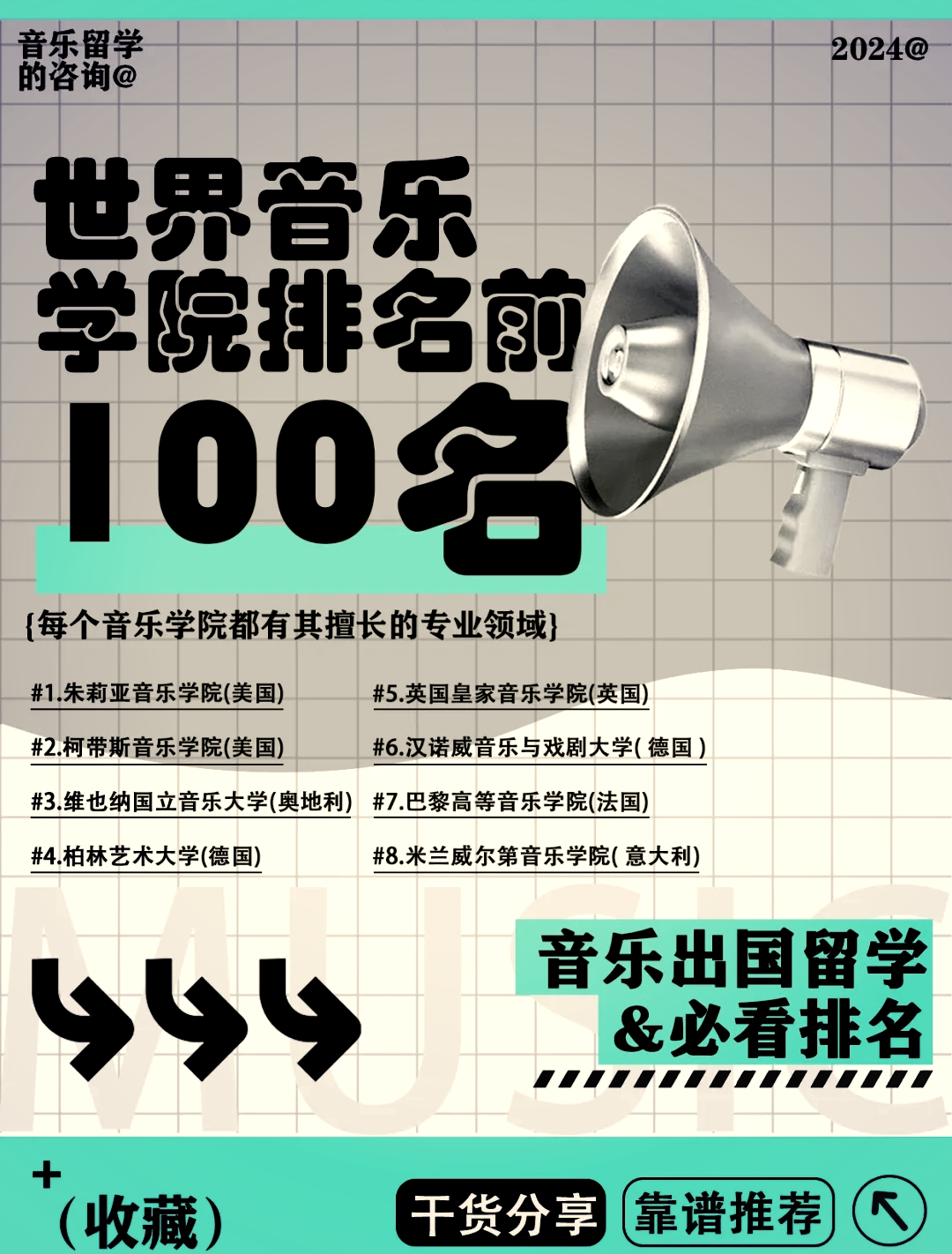 世界前十名音乐学院(世界排名前50音乐学院) 世界前十名音乐学院(世界排名前50音乐学院)