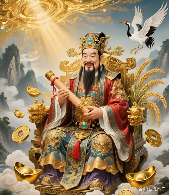 真正的财神爷图片(真正的财神爷图片托元宝的是哪路财神爷)