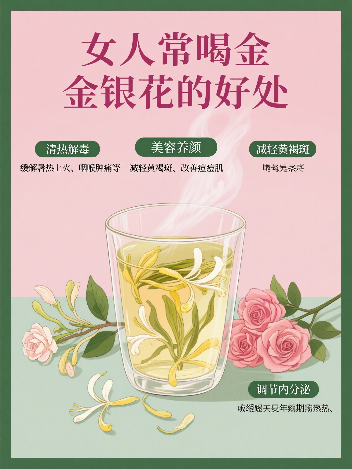 金银花加枸杞的功效与作用(金银花加枸杞泡茶有什么作用与功效)