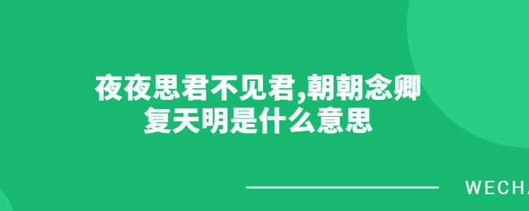 君的意思和含义是什么(君的意思和含义是什么意思)