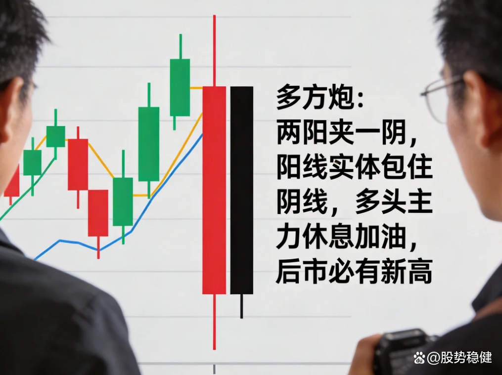 两阳夹一阴各种趋势图解(两阳夹一阴 后期k线走势) 两阳夹一阴各种趋势图解(两阳夹一阴 后期k线走势)
